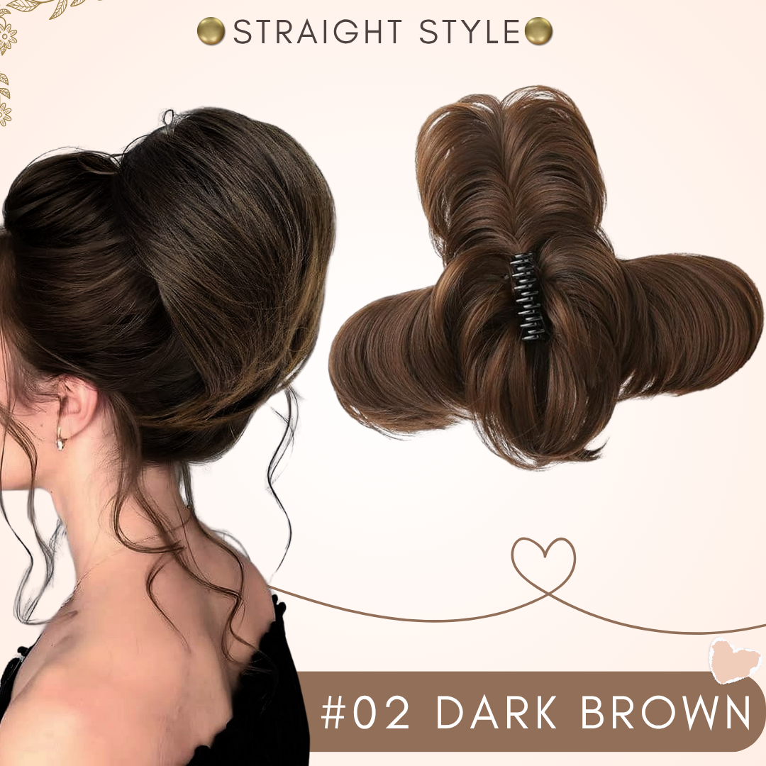 Flysmus® Short Ponytail Hair Extension Claw Clip