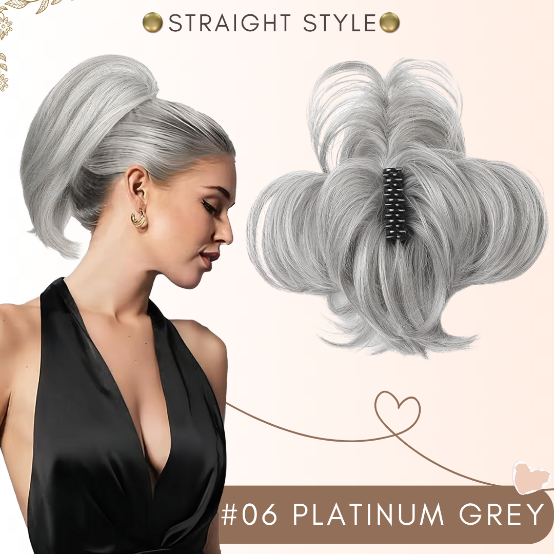 Flysmus® Short Ponytail Hair Extension Claw Clip