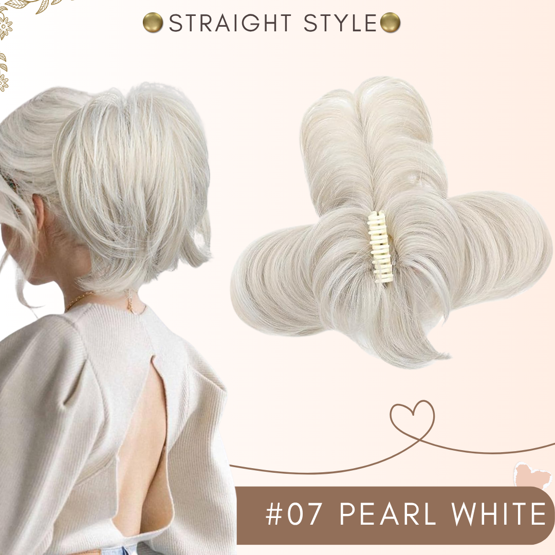 Flysmus® Short Ponytail Hair Extension Claw Clip