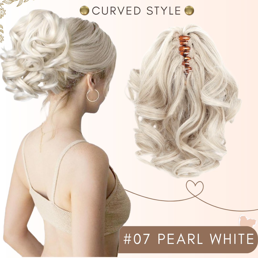 Flysmus® Short Ponytail Hair Extension Claw Clip
