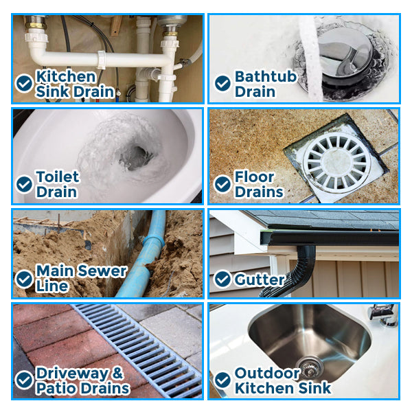 Powerful Drain & Sink Cleaning Powder