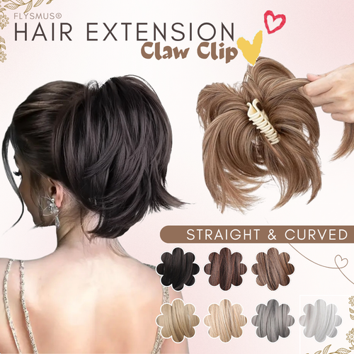 Flysmus® Short Ponytail Hair Extension Claw Clip