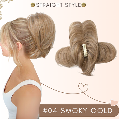 Flysmus® Short Ponytail Hair Extension Claw Clip