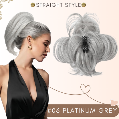 Flysmus® Short Ponytail Hair Extension Claw Clip