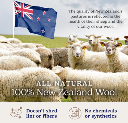 Cozycache Natural Fabric Softener Laundry Wool Dryer Balls