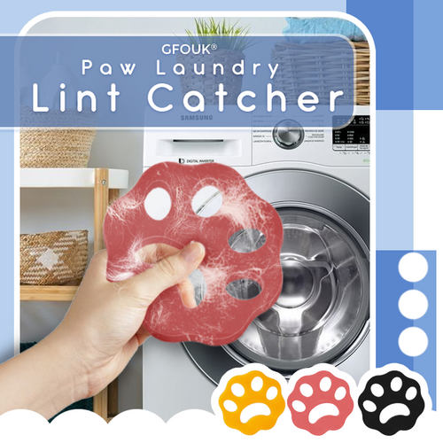 🐾 GFOUK® Paw Laundry Lint Catcher 🇺🇸 Made in USA
