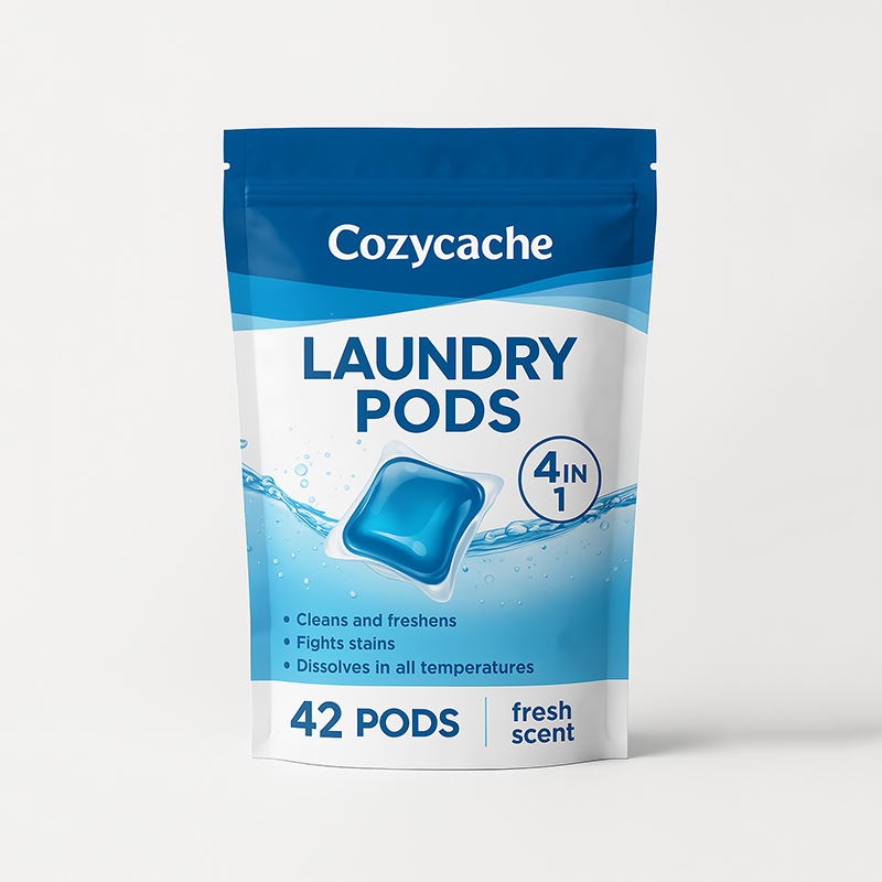 Cozycache 5-in-1 Laundry Stain Remover Detergent Power Pods (42pods)